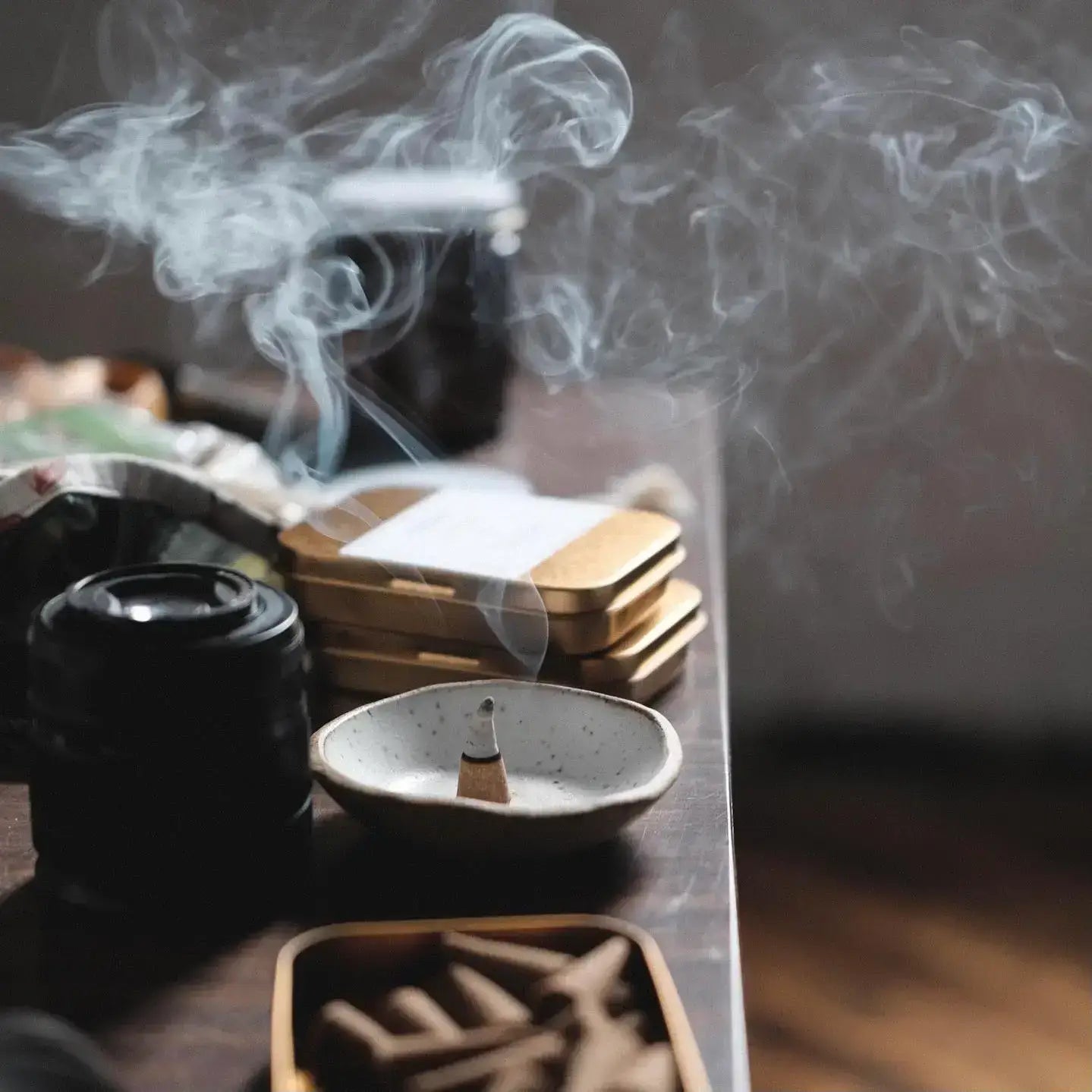 AVAILABLE ON LINE & IN STORE ONLY - Incense Cones - Redwood + Rose