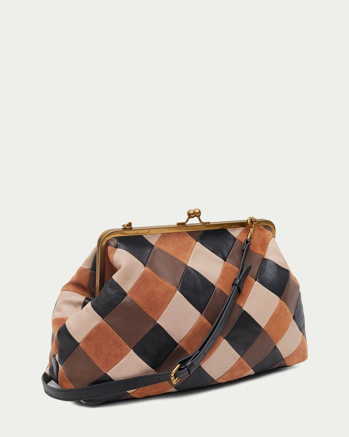 Grace Novelty Oversized Clutch w/ Strap