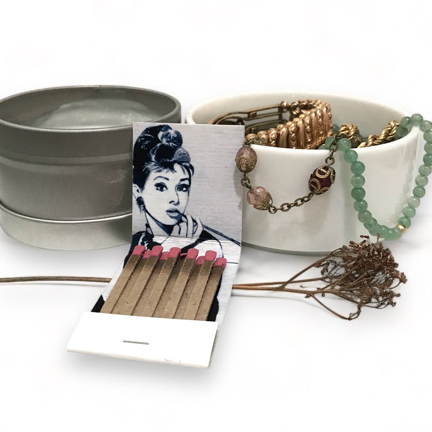 Audrey Hepburn Breakfast at Tiffany's Handmade Matchbook Print