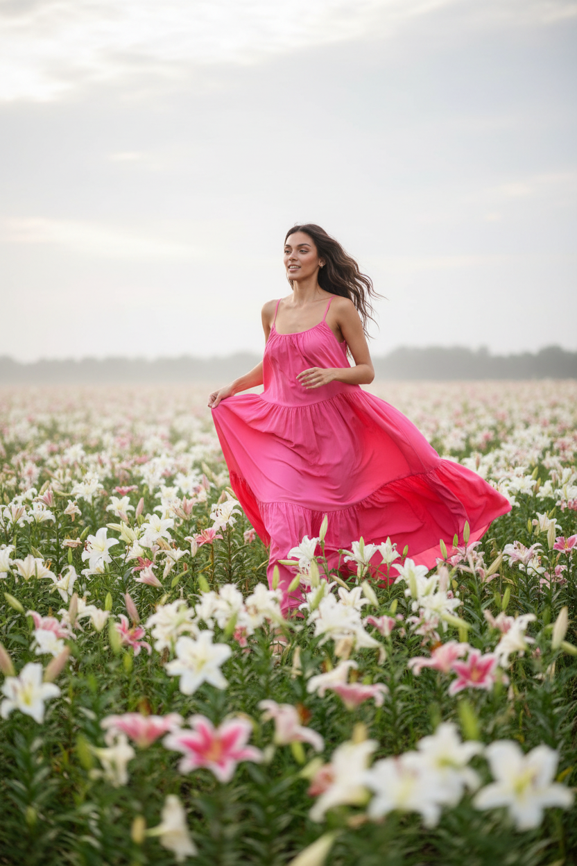 Maxi Sun Dress With Pockets