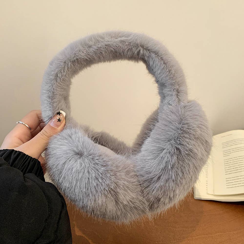 IN STORE ONLY - Plush Paws Faux Fur Ear Muffs 025