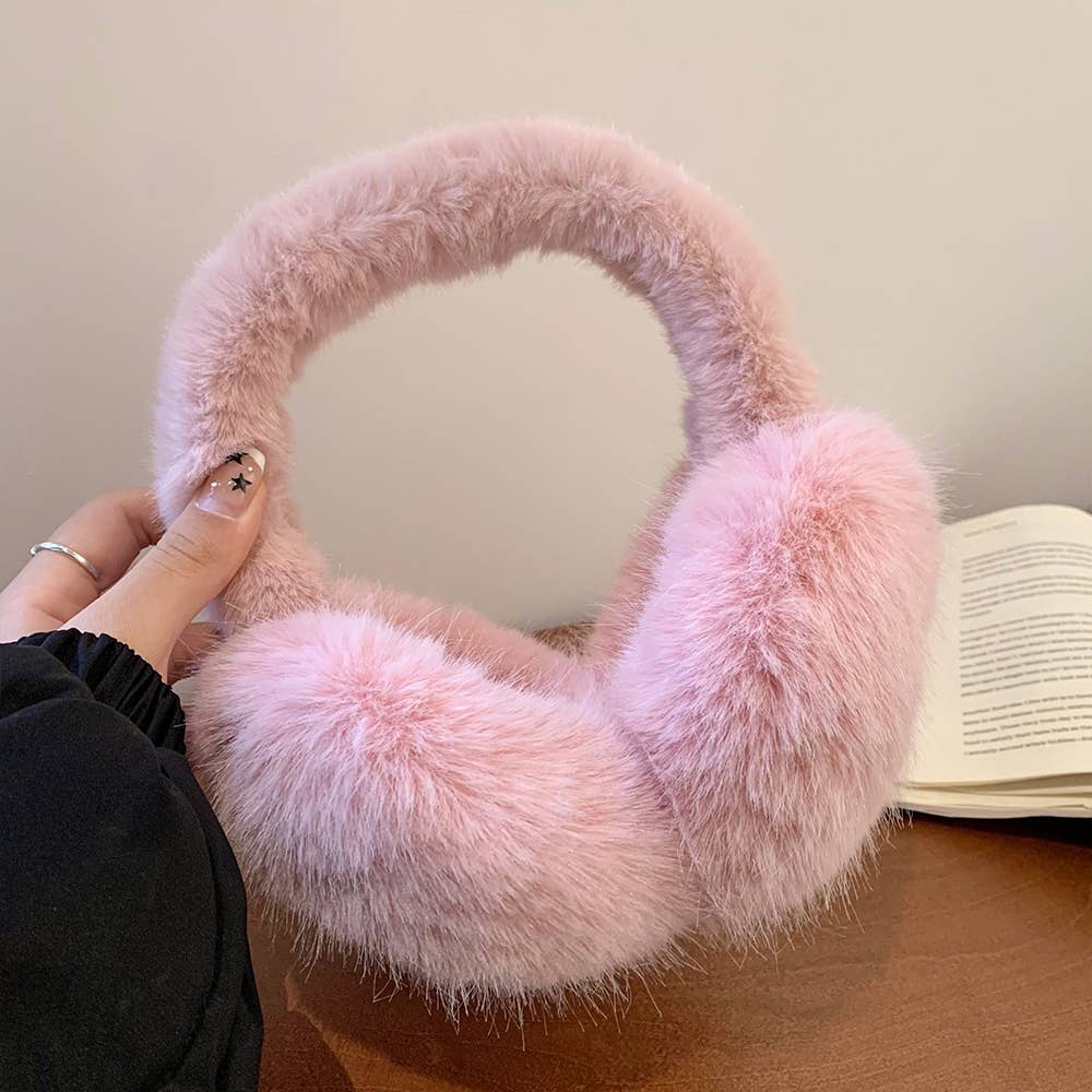 IN STORE ONLY - Plush Paws Faux Fur Ear Muffs 025