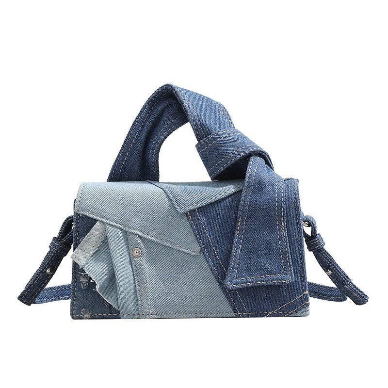 Women's Simple Denim Fashion Crossbody Square Bag