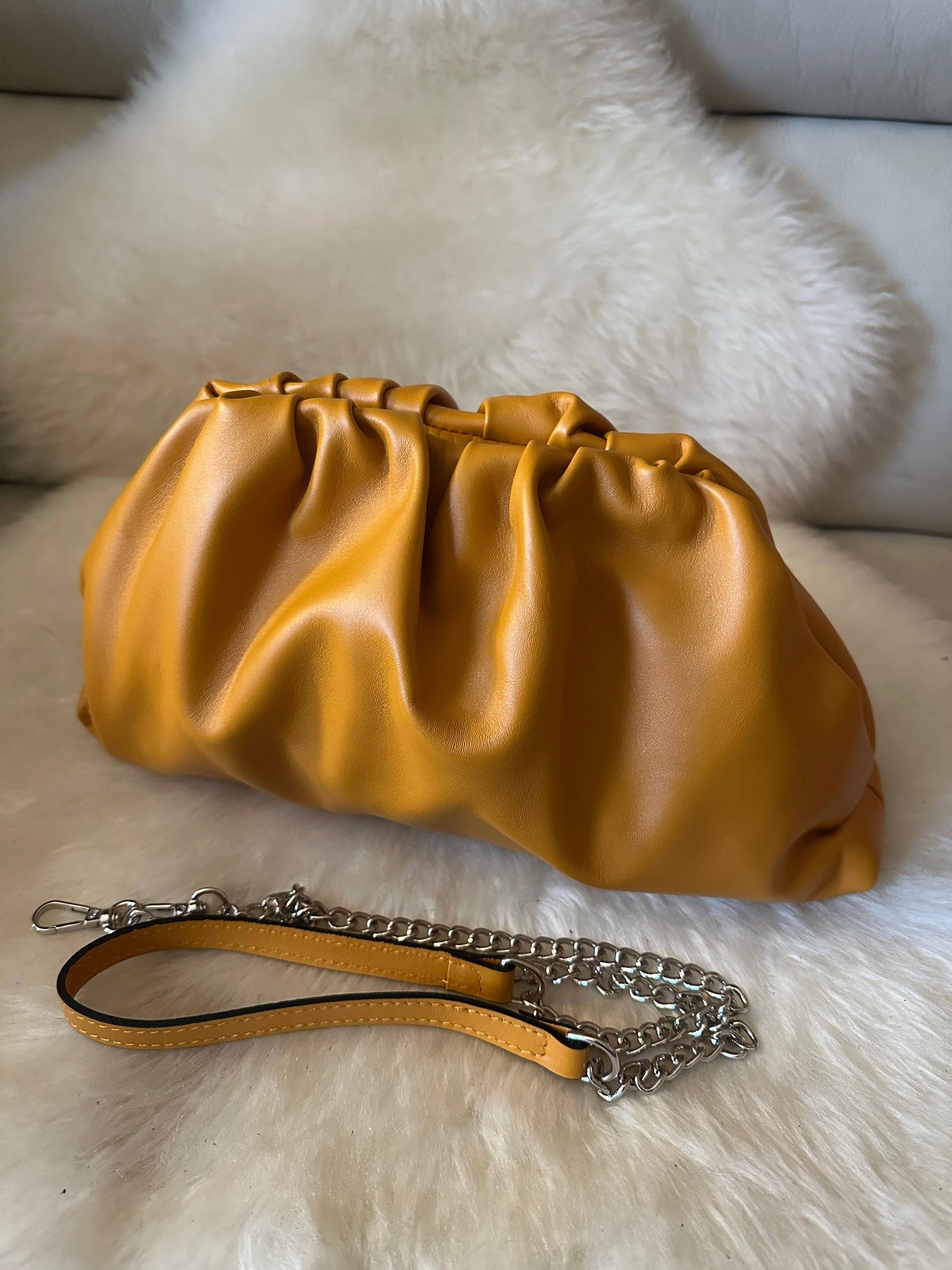 LARGE POUCH NAPPA - genuine leather