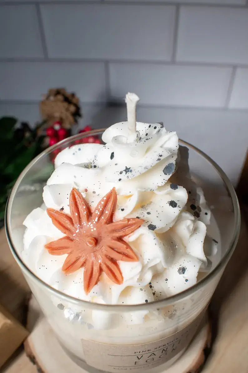 Vanilla Eggnog Hand Poured Soy Candle