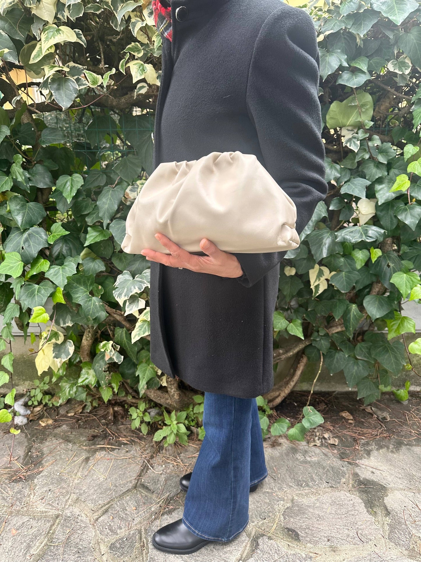 LARGE POUCH NAPPA - genuine leather