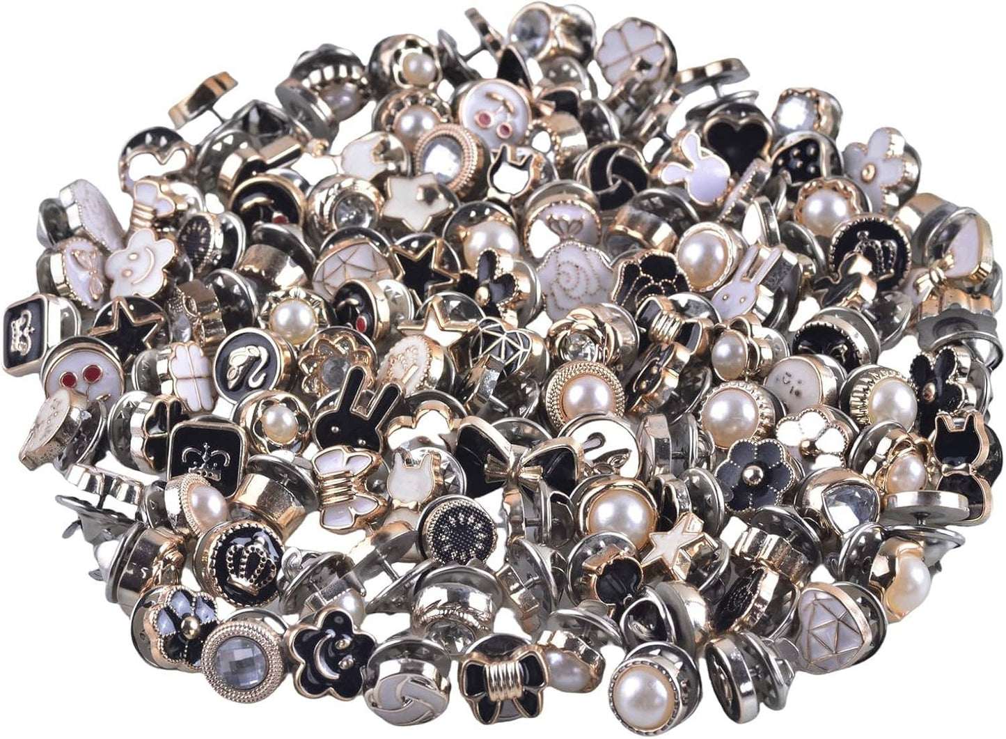 Faux Pearl Brooch Pins – Random Mix for Personalization