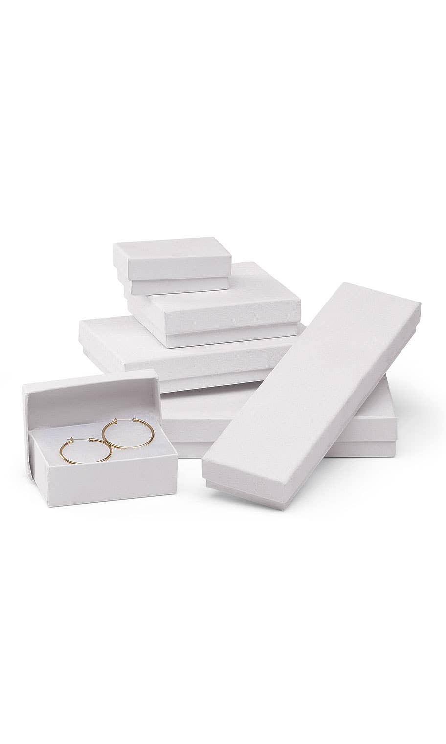 Cotton-Filled Jewelry Boxes Assortment Set