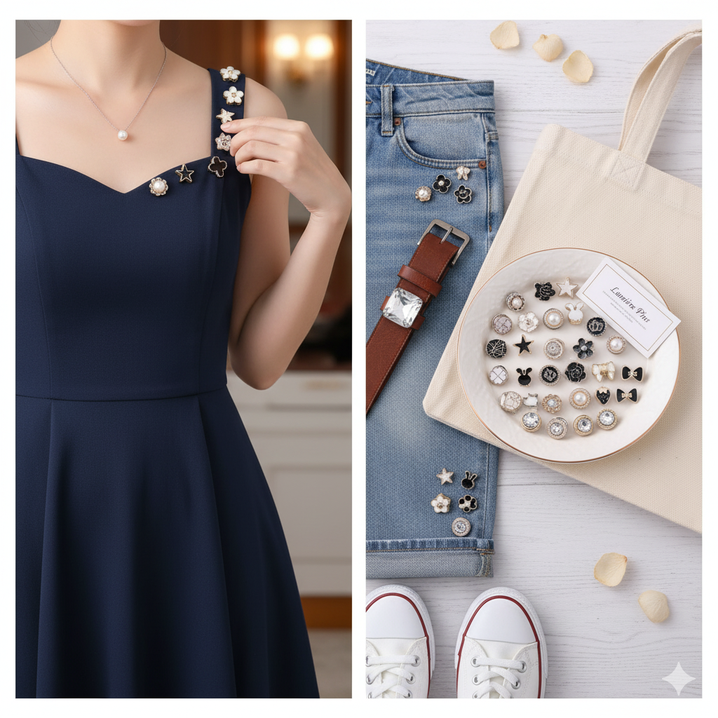 Faux Pearl Brooch Pins – Random Mix for Personalization