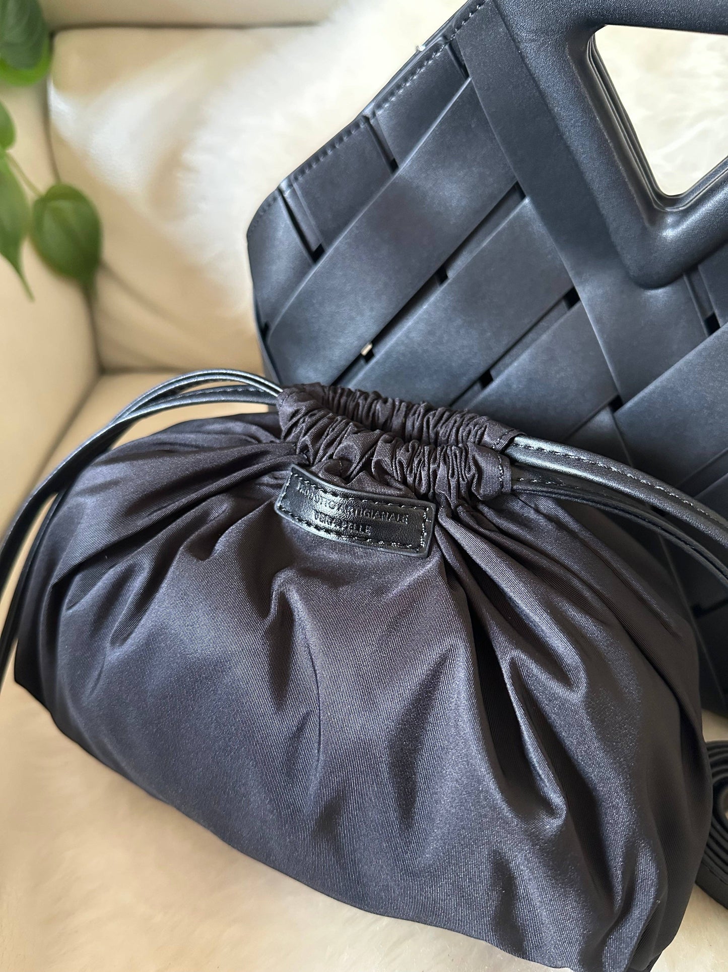 KATE- Genuine woven leather