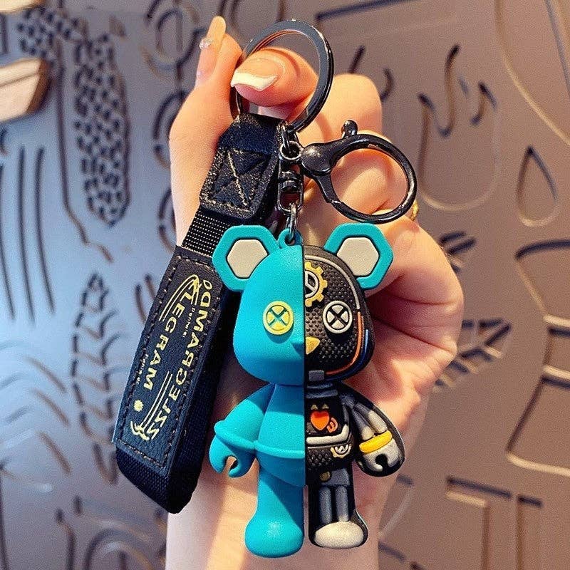 AVAILABLE IN STORE & ON LINE Half-Dissected Mechanical Teddy Bear Keychain