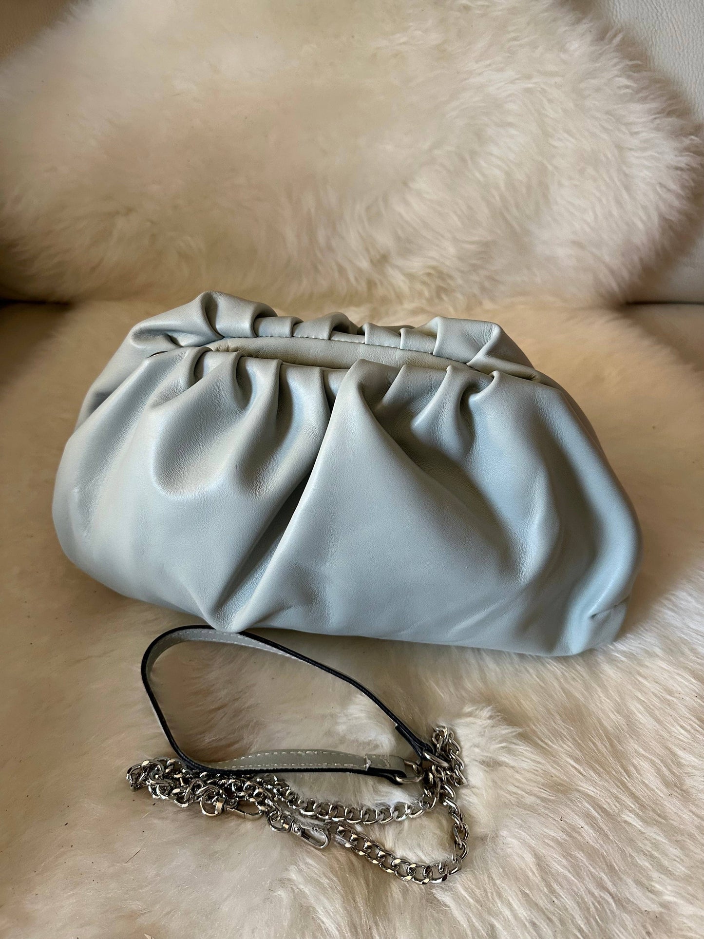 LARGE POUCH NAPPA - genuine leather