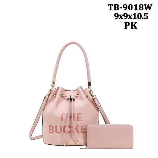 AVAILABLE IN STORE ONLY - Fashion 'The Bucket Bag' And wallet set