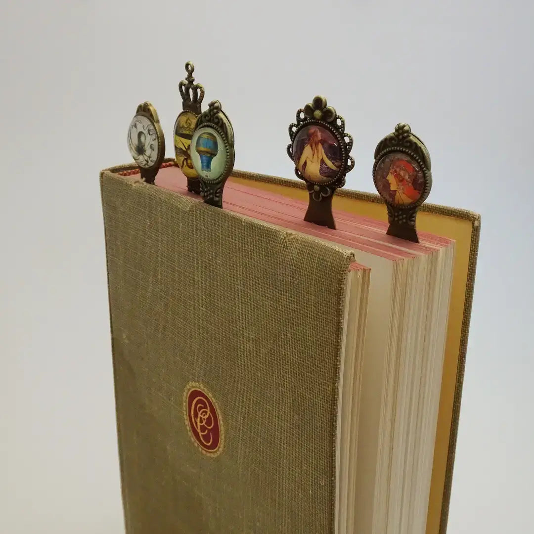 Vintage Styled Bookmarks | Steampunk Planner Book Mark