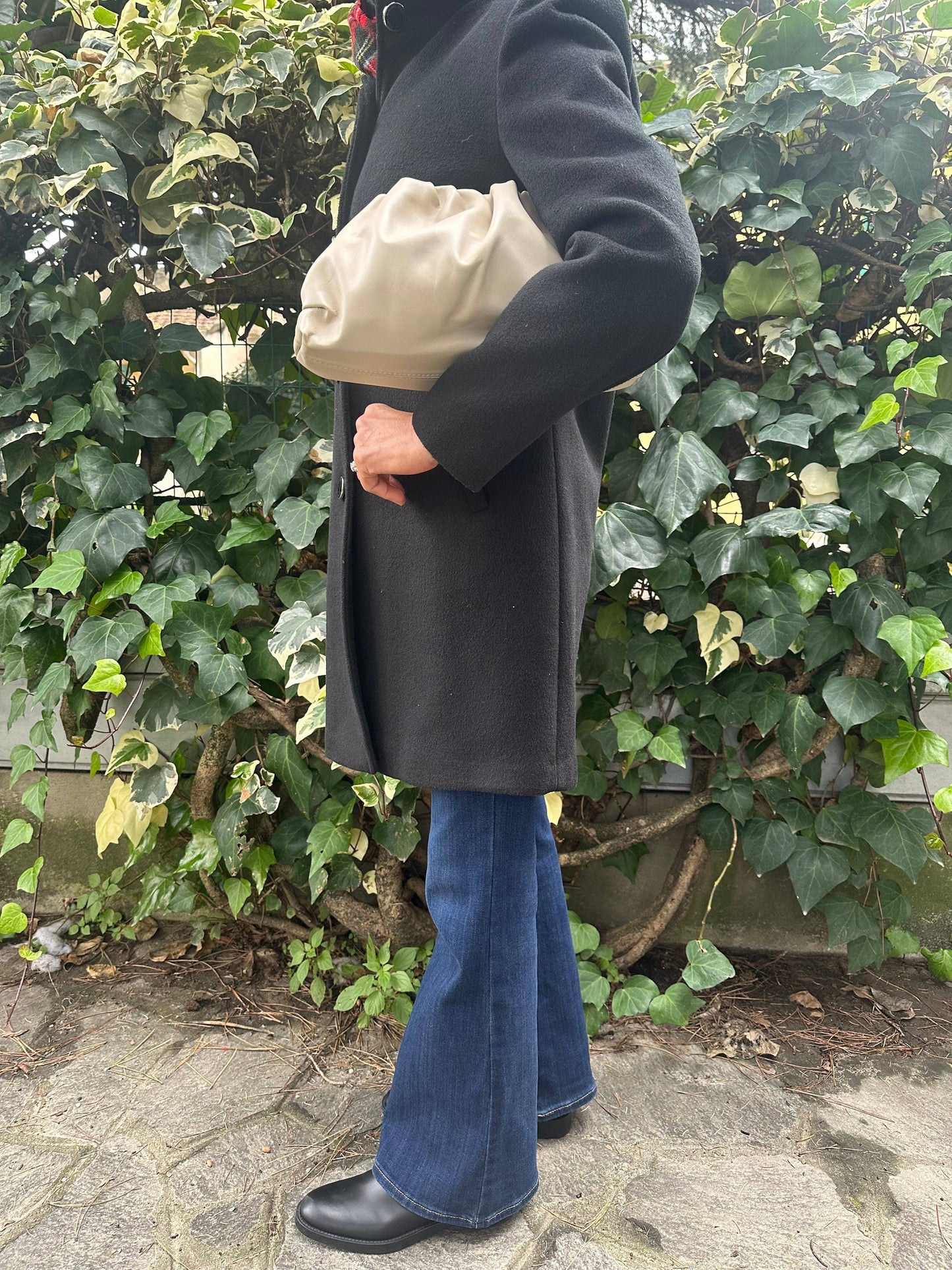 LARGE POUCH NAPPA - genuine leather