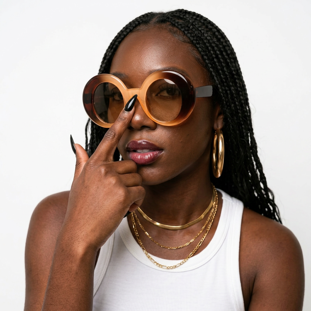 Daring Round Sunglasses