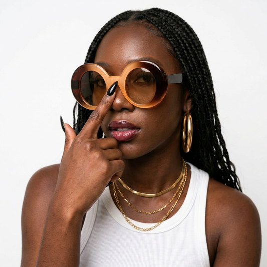 Daring Round Sunglasses