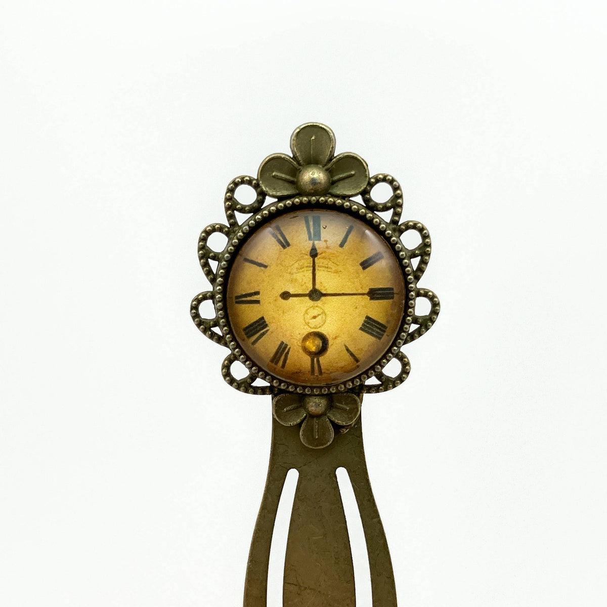 Vintage Clock Bookmark | Steampunk Planner Book Marker