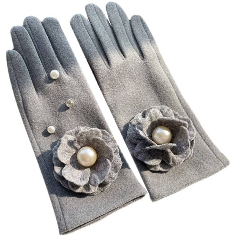 Vintage carpet Rose gloves