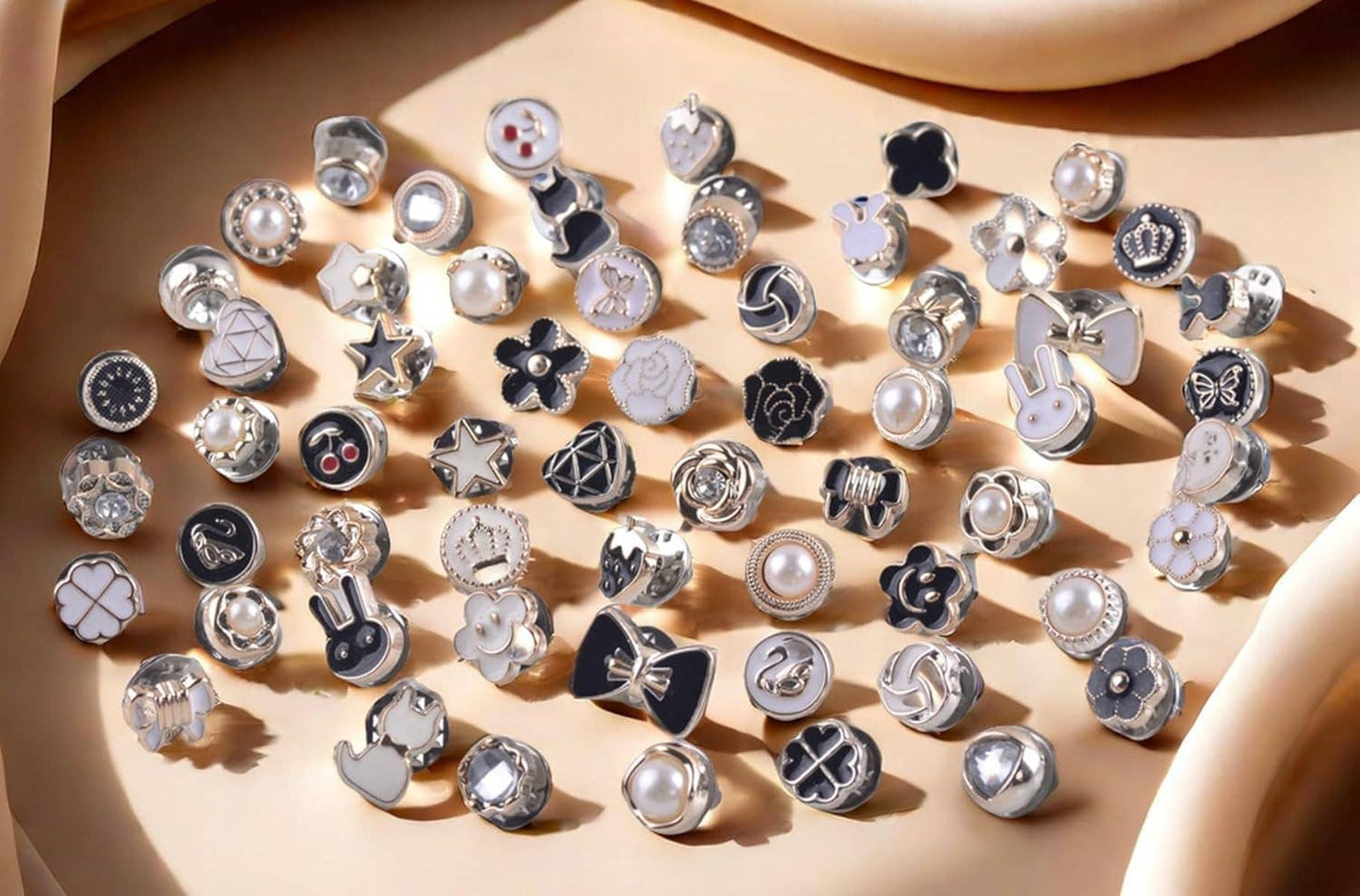 Faux Pearl Brooch Pins – Random Mix for Personalization