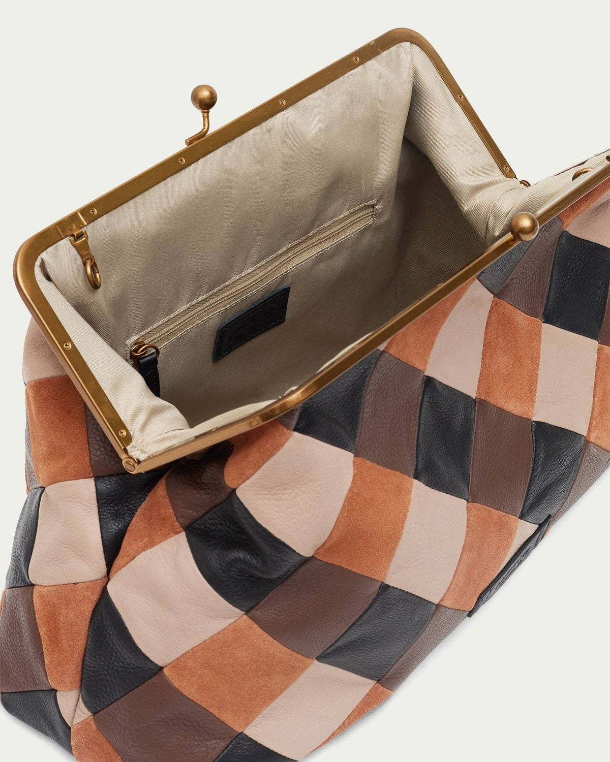 Grace Novelty Oversized Clutch w/ Strap