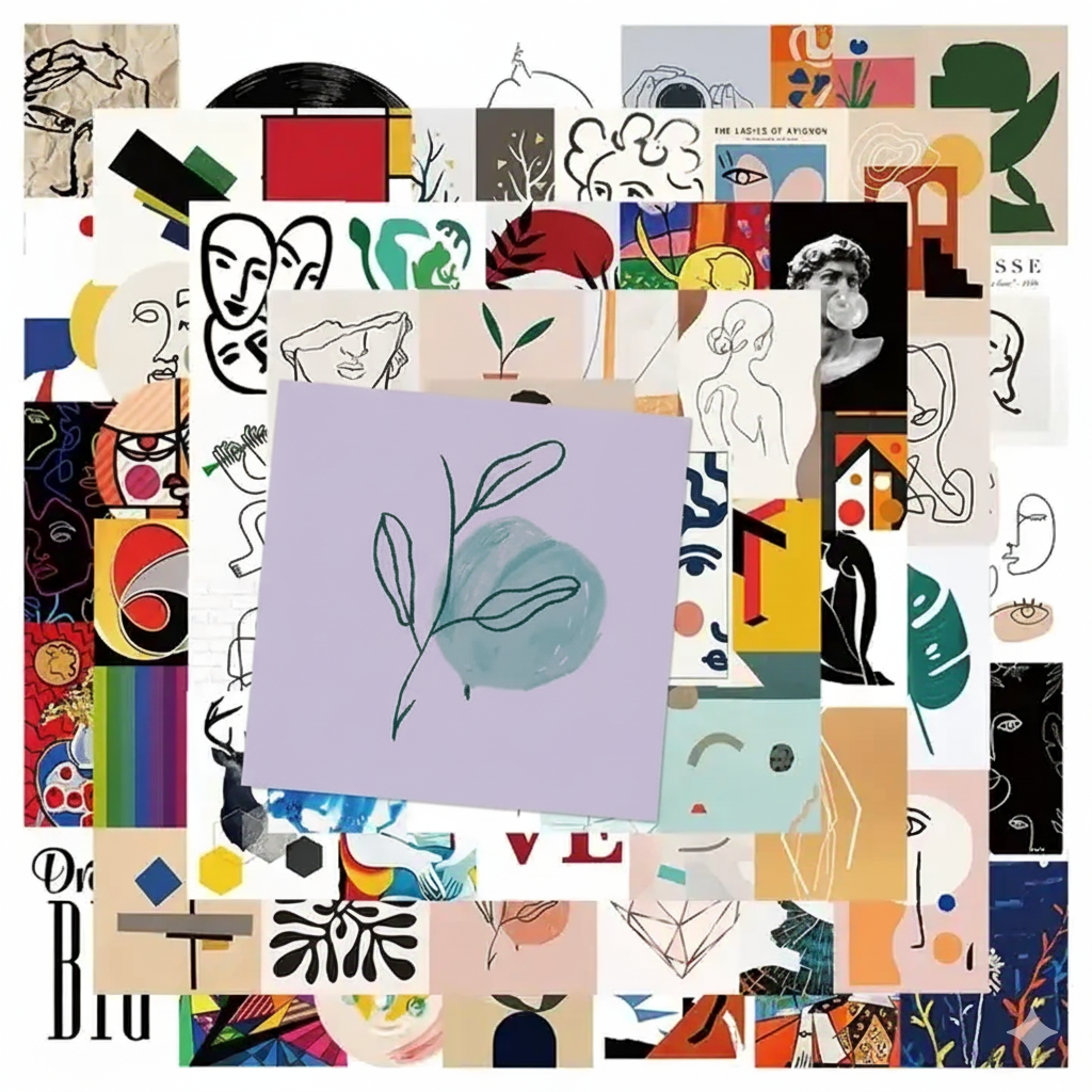 Line Art Stickers – Bulk Packs (10/30)