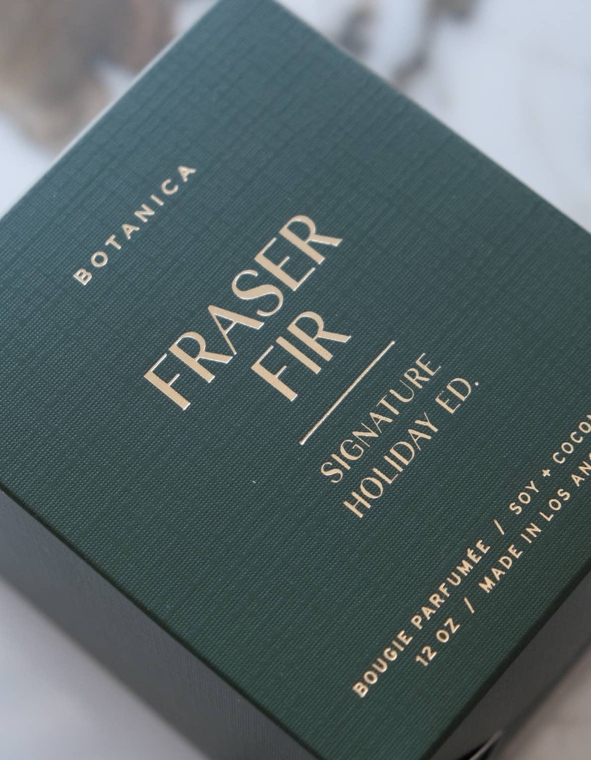 Holiday Candle: Fraser Fir, 12 oz.