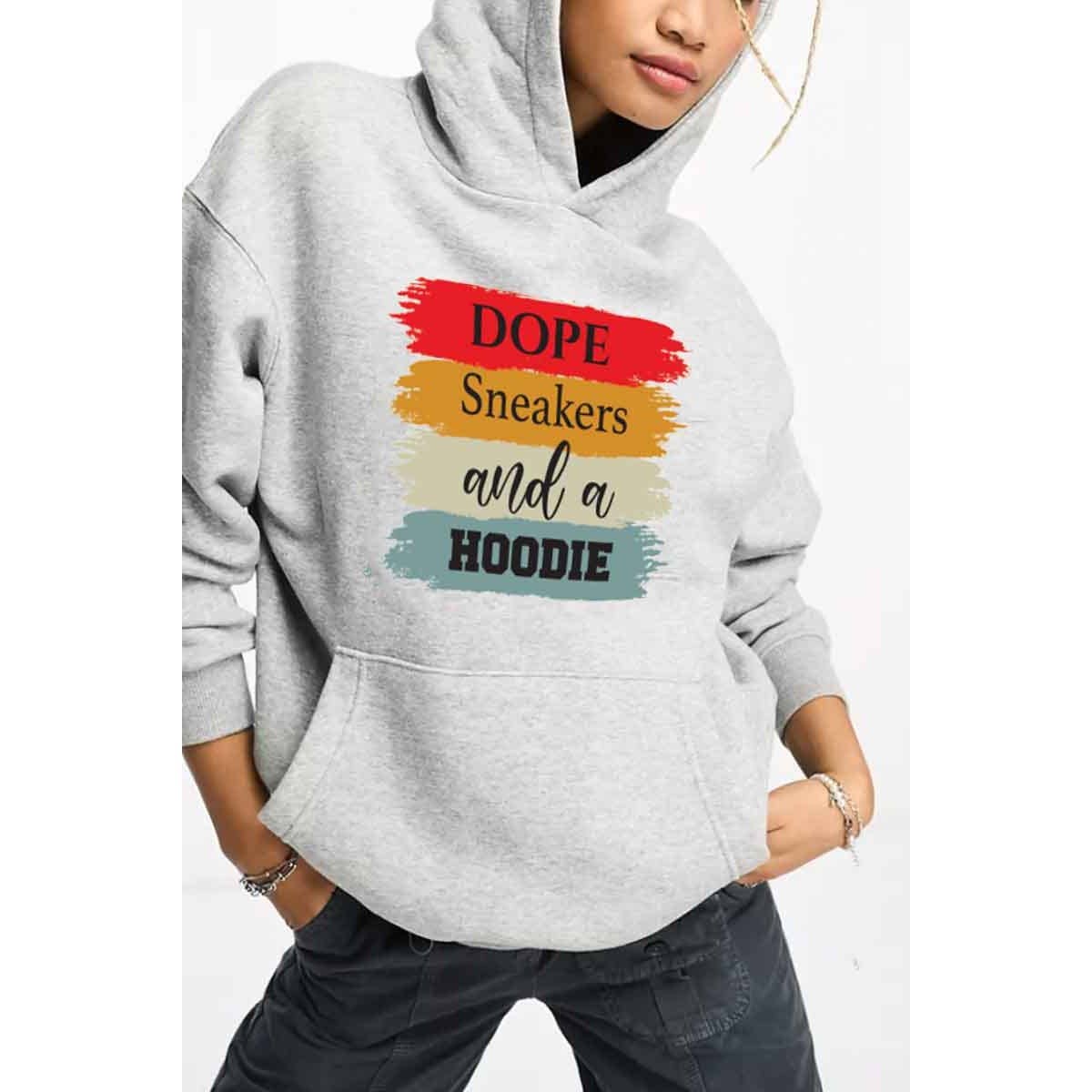 IN STORE ONLY - DOPE AND A HOODIE GRAPHIC WOMEN HOODIE