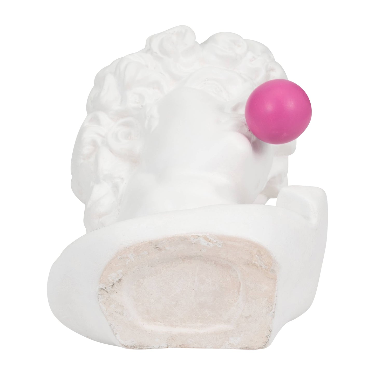 Resin Greek God Head Sculpture Bubble Gum - White, 13 in.