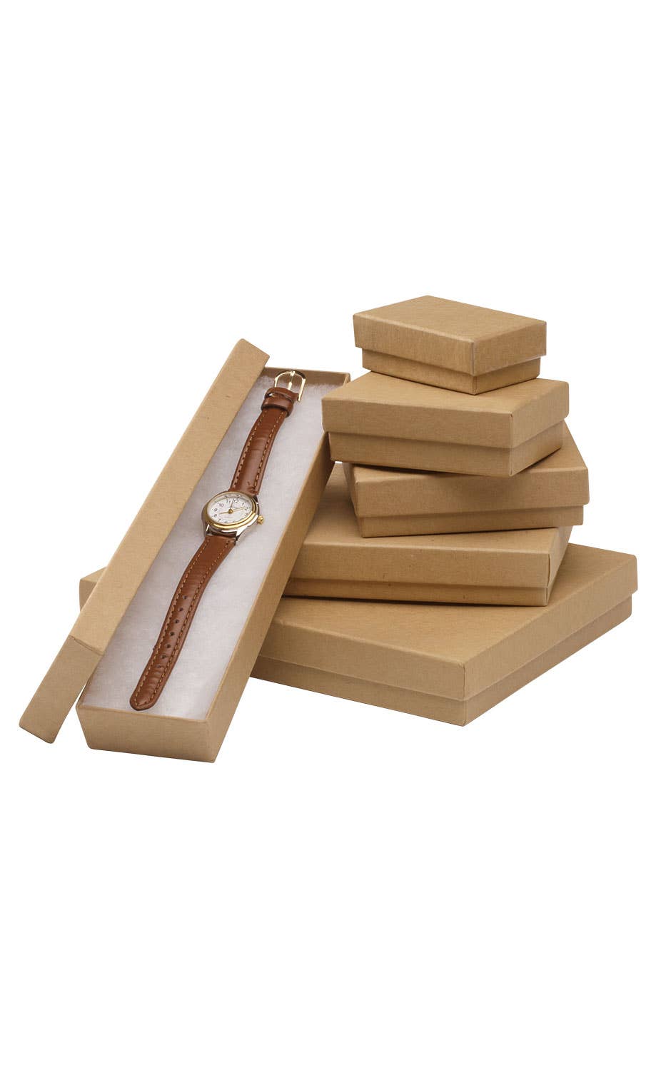 Cotton-Filled Jewelry Boxes Assortment Set
