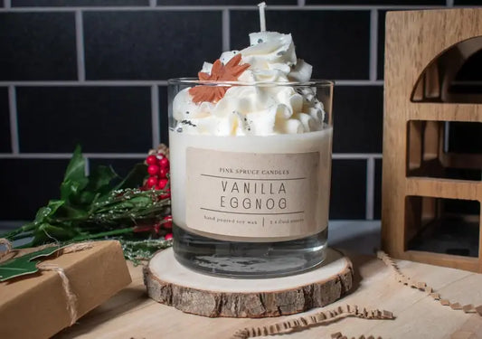 Vanilla Eggnog Hand Poured Soy Candle