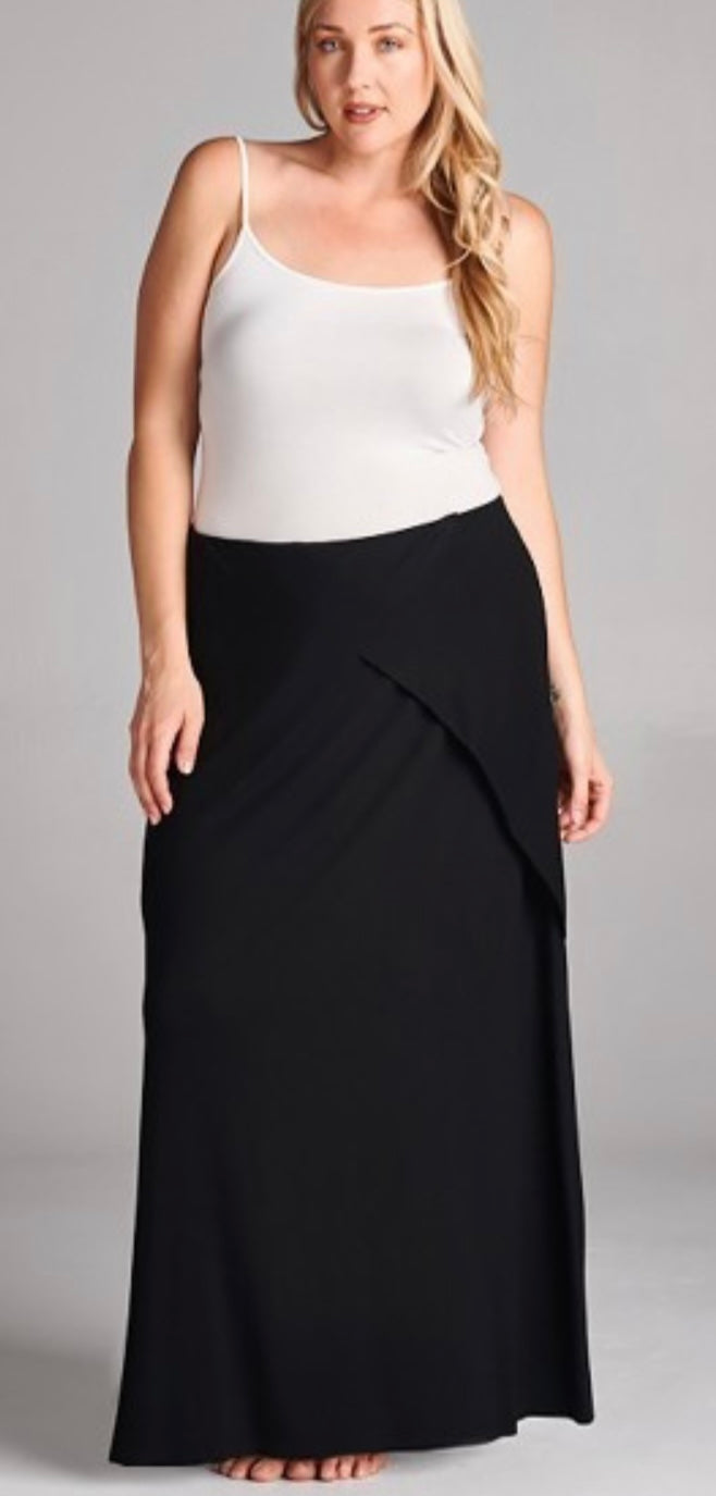 AVAILABLE IN STORE ONLY - PLUS SIZE MAXI SKIRT