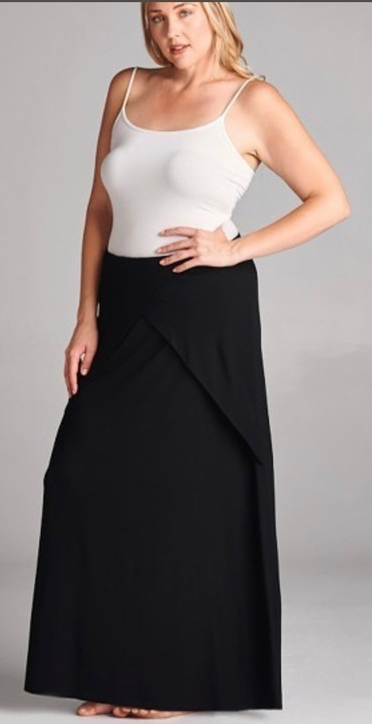 AVAILABLE IN STORE ONLY - PLUS SIZE MAXI SKIRT