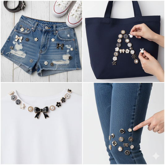 Faux Pearl Brooch Pins – Random Mix for Personalization