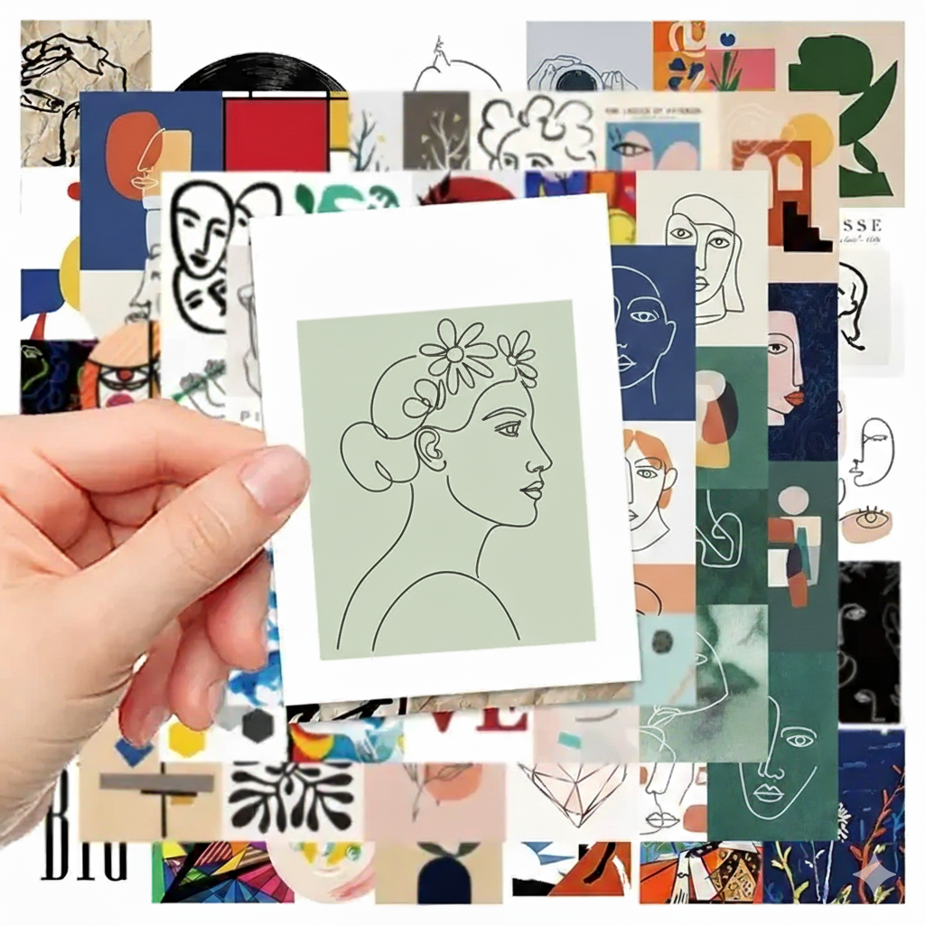 Line Art Stickers – Bulk Packs (10/30)