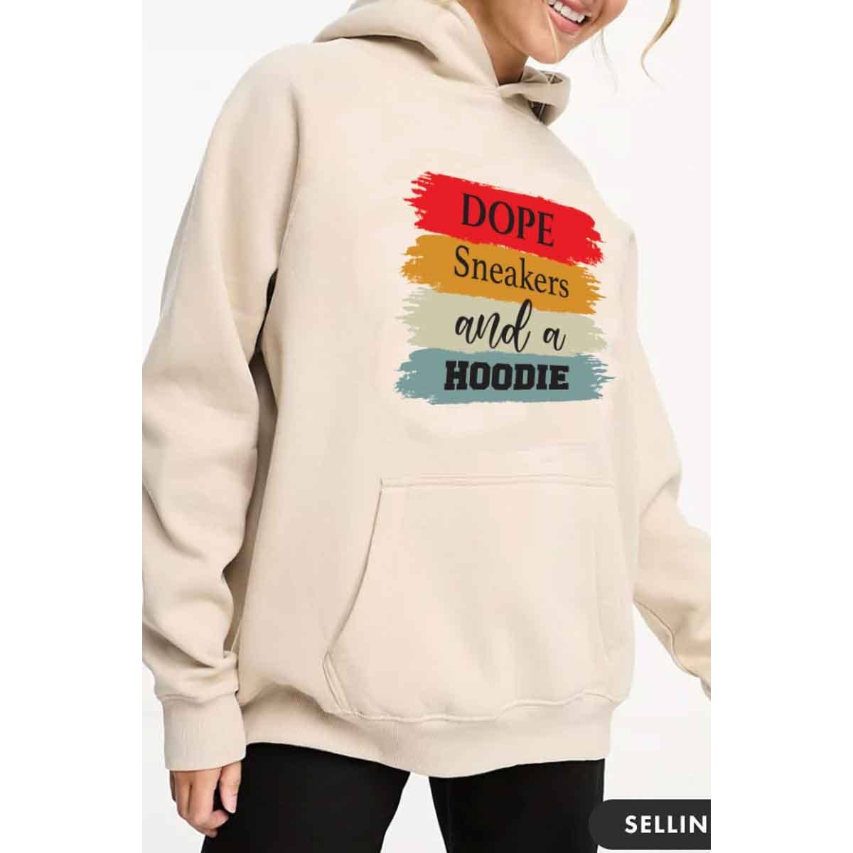 IN STORE ONLY - DOPE AND A HOODIE GRAPHIC WOMEN HOODIE