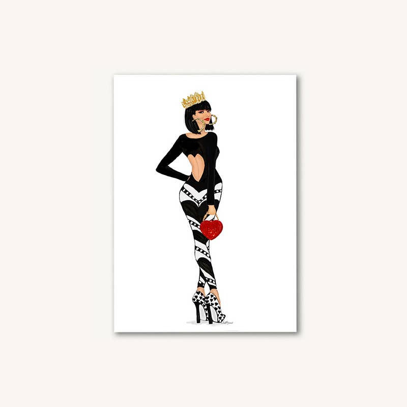 Queen of Hearts Greeting Card