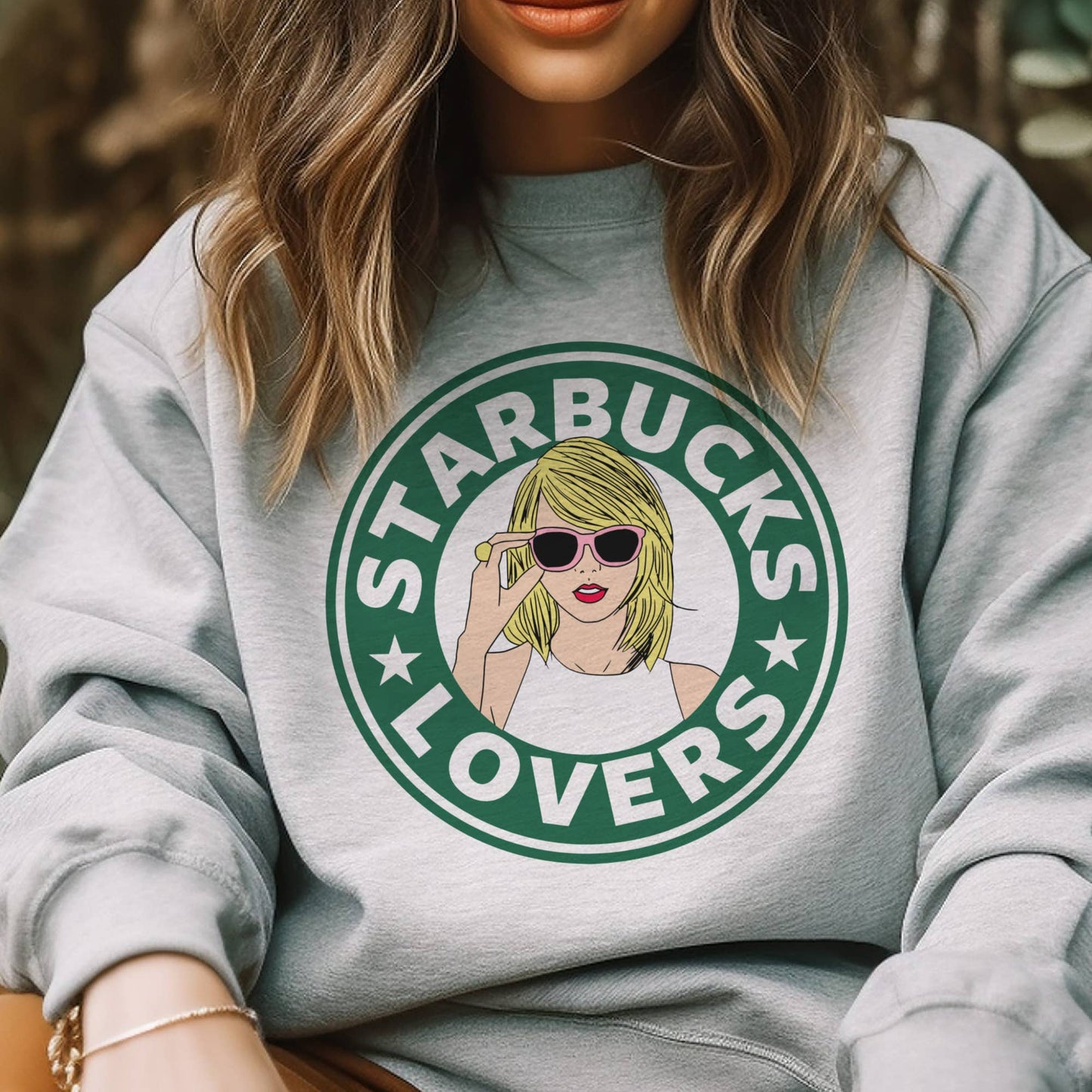 IN STORE ONLY - Taylor Swift Starbucks Lover Sweatshirt Taylor Coffee Pullov