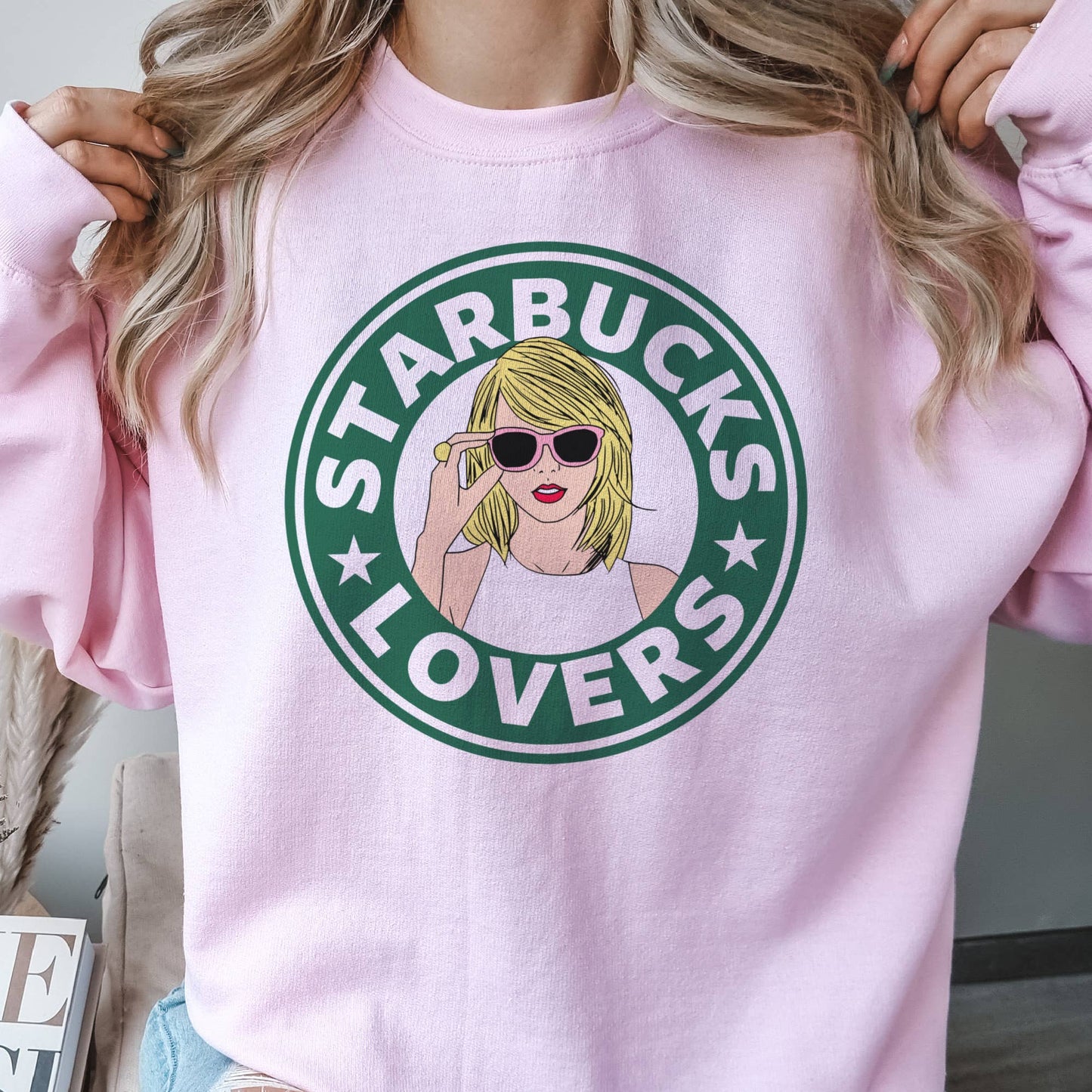 IN STORE ONLY - Taylor Swift Starbucks Lover Sweatshirt Taylor Coffee Pullov