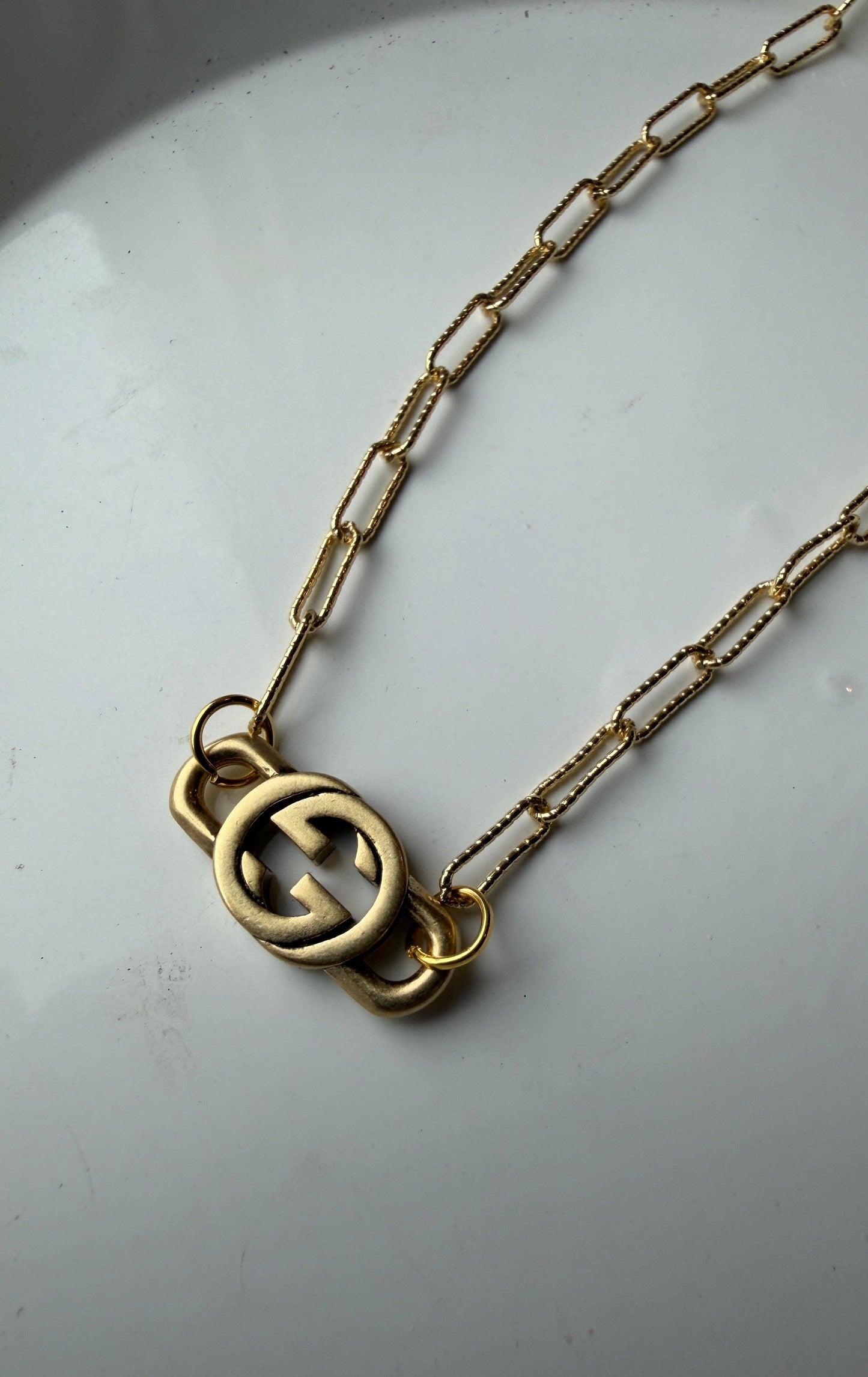 Upcycled Designer Pendant Necklace #129