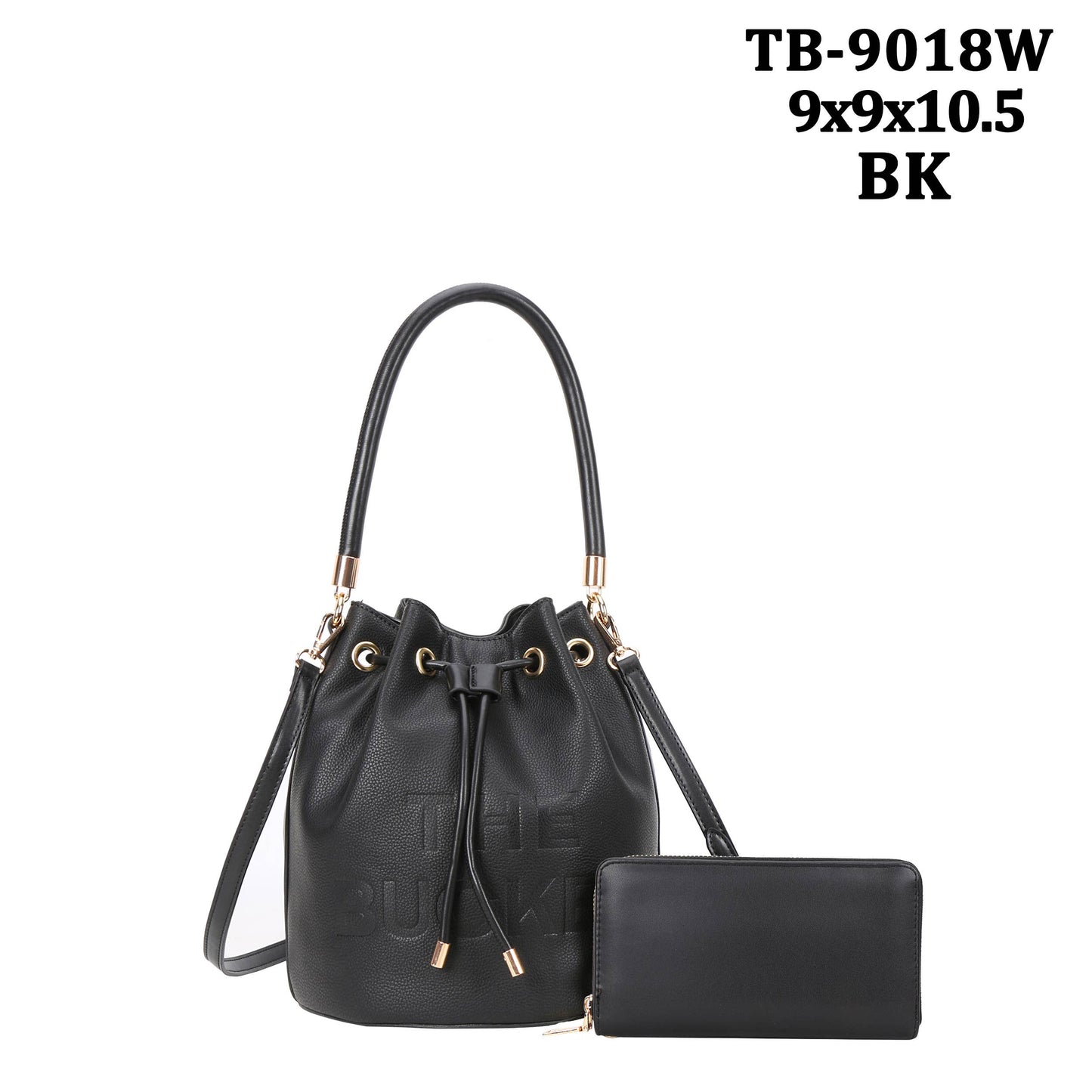 AVAILABLE IN STORE ONLY - Fashion 'The Bucket Bag' And wallet set