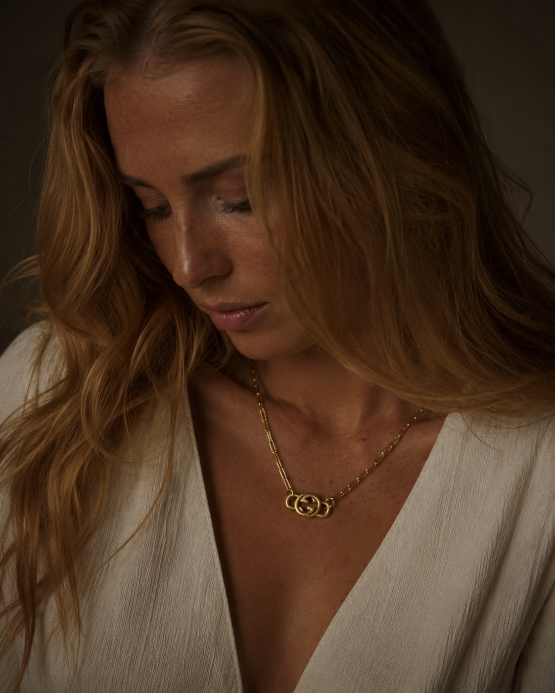 Upcycled Designer Pendant Necklace #129