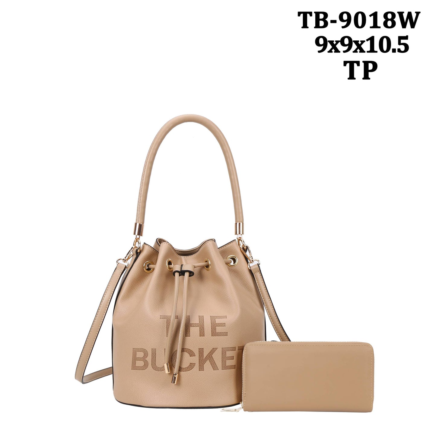 AVAILABLE IN STORE ONLY - Fashion 'The Bucket Bag' And wallet set