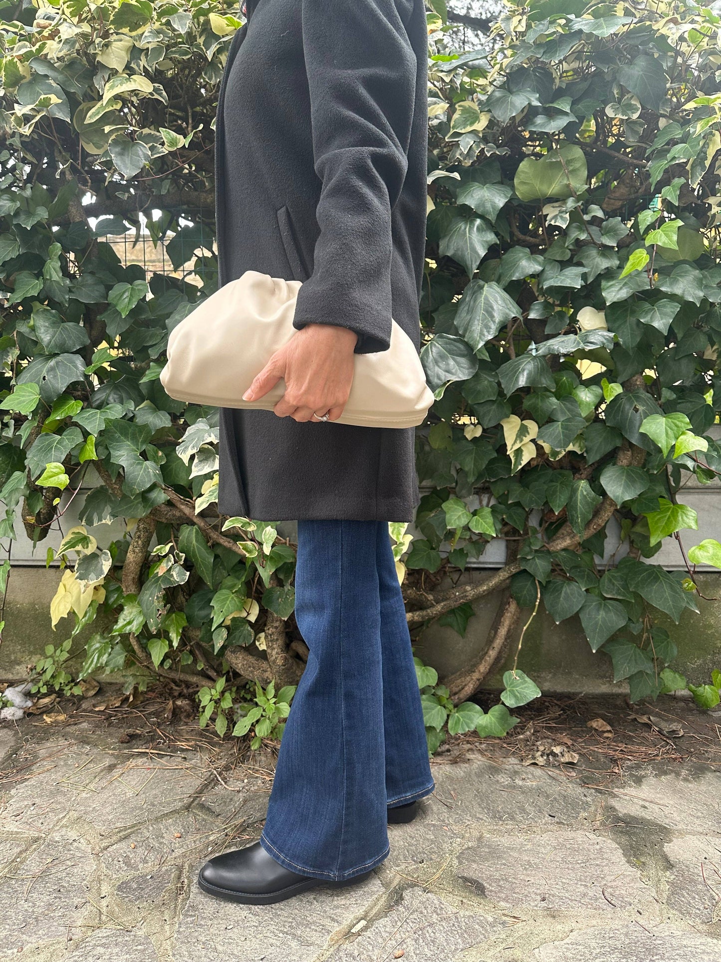 LARGE POUCH NAPPA - genuine leather