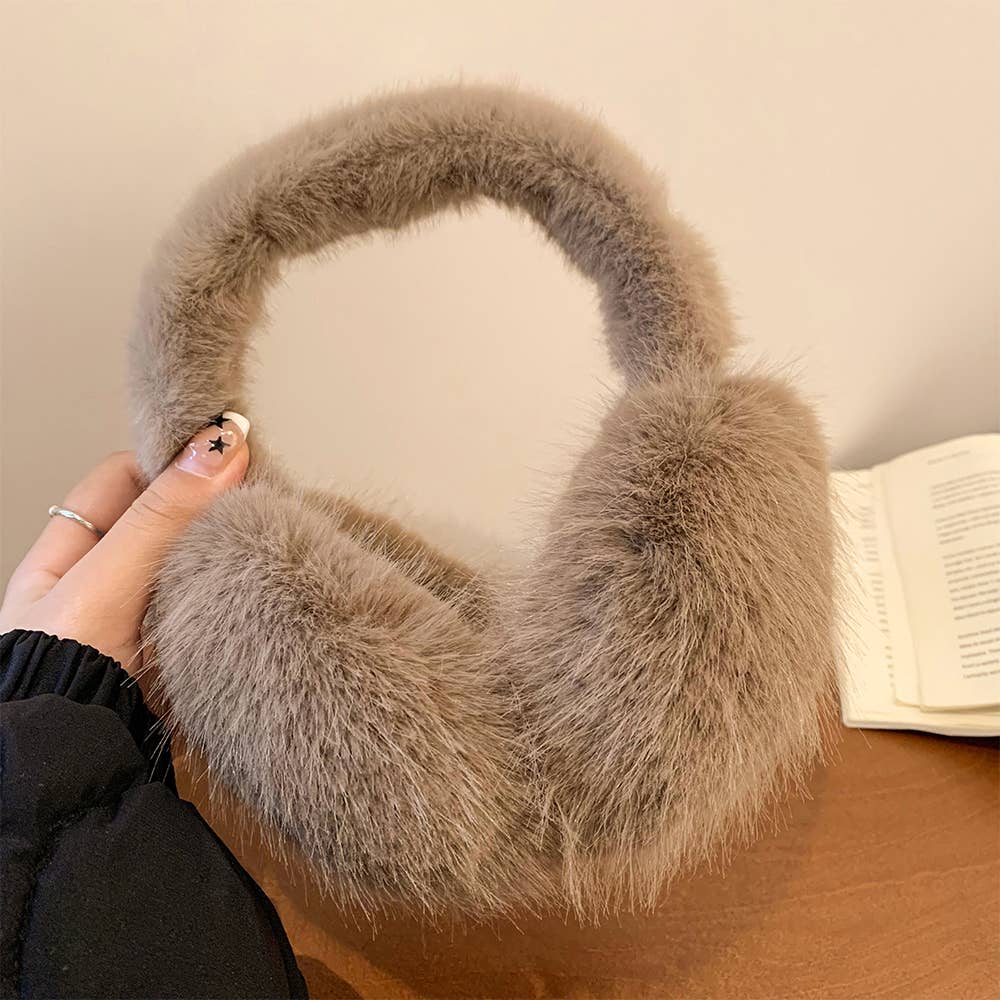 IN STORE ONLY - Plush Paws Faux Fur Ear Muffs 025