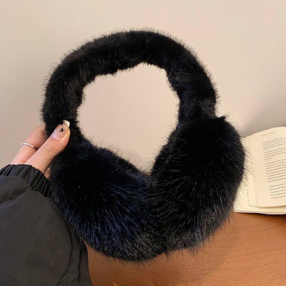 IN STORE ONLY - Plush Paws Faux Fur Ear Muffs 025