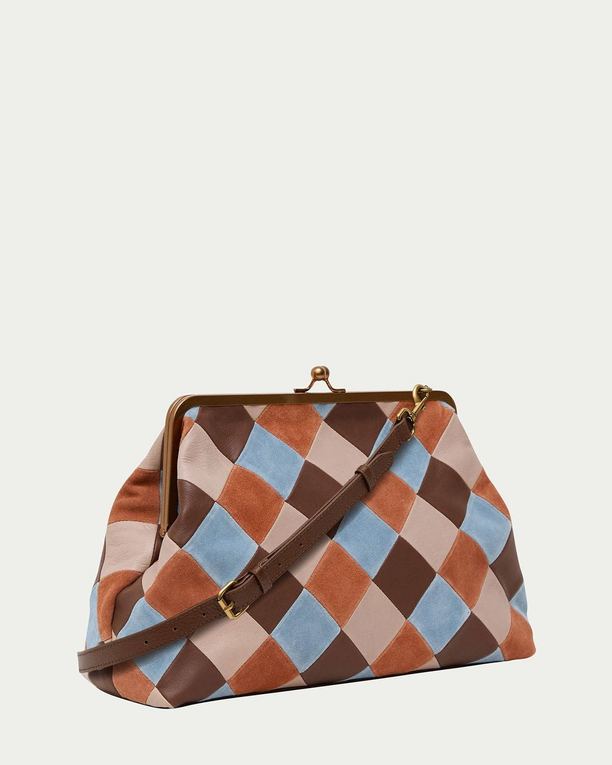 Grace Novelty Oversized Clutch w/ Strap