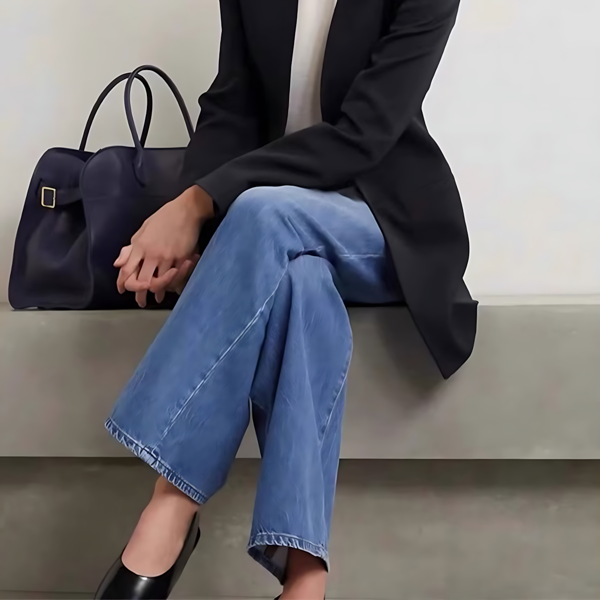 Large Margaux Tote Bag, Work Satchel for Women_CUAB00408