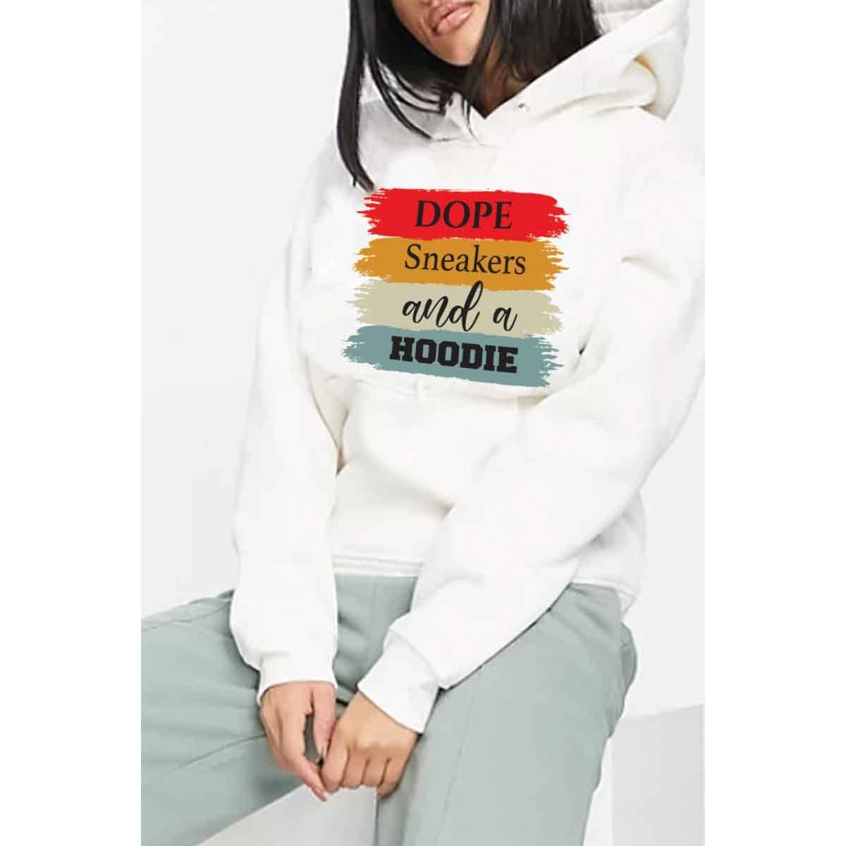 IN STORE ONLY - DOPE AND A HOODIE GRAPHIC WOMEN HOODIE