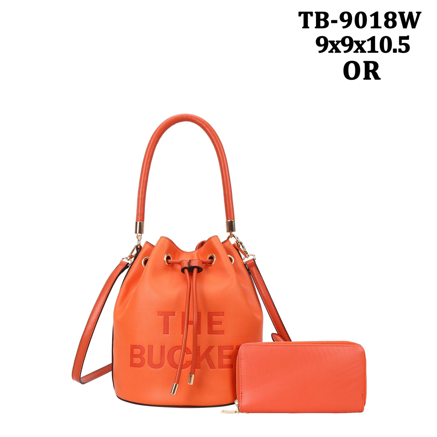 AVAILABLE IN STORE ONLY - Fashion 'The Bucket Bag' And wallet set